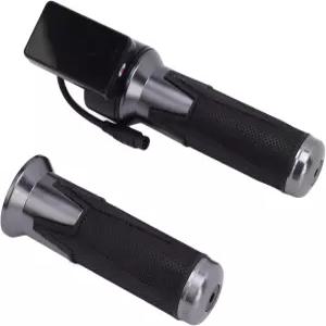 컬른플런 전기 트위스트 스로틀 그립 1쌍 LED 디스플레이 방수 전동 스쿠터 핸들바 48V 6핀 커넥터 씰업