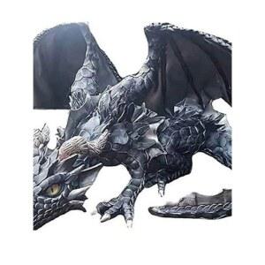 피규어 인형 블랙 장식 패션 종려 서양 모형 소품 데스윙 있는 괴수