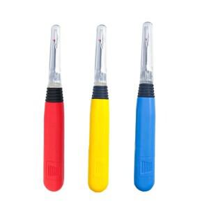 바늘 스레더 Led 라이트 스레드 리무버 크로스 스티치 바느질 액세서리 도구 의류 나이프