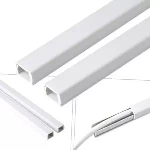 사각 전선 몰딩 접착식 인테리어 케이블 전선 선정리 몰딩 커버 컴퓨터 가정용 사무실 데스크 깔끔한 간단