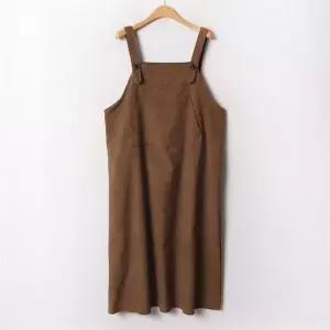 아이우먼 사각포켓멜빵원피스 LYB581M012 빅사이즈 (6364229A)