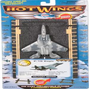 핫윙스 비행기 전국 항공 박물관에서 연결 가능한 활주로를 갖춘 F-15 이글(군사 마크) 출시