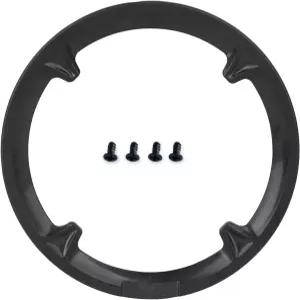 자전거 체인 가드 프로텍터 42 T 스프로켓 커버 ABS 플라스틱 기어 휠 크랭크셋 커버(4개의 나사 포함)