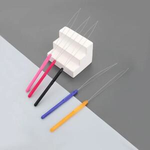 터프팅 건 바늘 스레더  다채로운 플라스틱 핸들 스레드 십자 자수 비즈 장치  바느질 도구  5 개  10 개