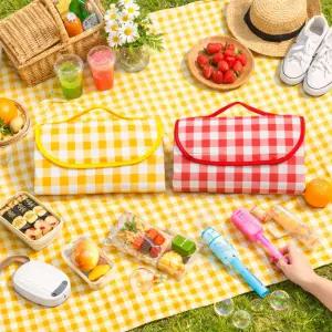 피크닉돗자리 체크 방수 돗자리 200x200 대형 감성 캠핑매트 휴대용