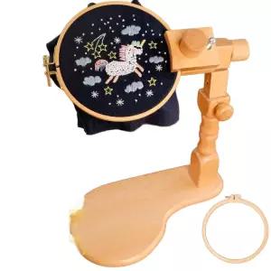 원형 재료 스탠딩 공방 좌식 자수틀 탁상용 자수 후프