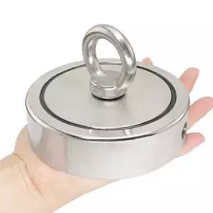 공업용자석 마그네틱 산업용 자석봉 네오디움 강력 봉 직경 55mm 자석 + 10m 로프