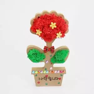 어버이날 스승의날 카네이션만들기 키트 모스이끼 카네이션 화분