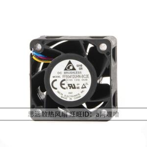 Delta Electronics FFB0412UHN-BC2E DC 12V 1.01A 40x40x28mm 4선 서버 냉각 팬
