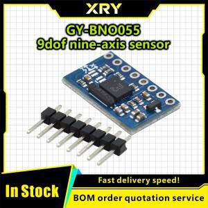 XRY GY-BNO055 9DOF 9축 절대 방위각 브레이크아웃 보드 센서 모듈 각도 자이로스코프 IIC 시리얼