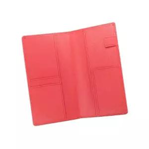 [오너클랜]가죽수첩 커버 속지 플래너 레드 포켓형 A5 사이즈 다이어리 케이스