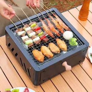 [콩심팥심]미니 화로 야외 바베큐 가정용 개인 숯불 화롯대 그릴 2컬러 대