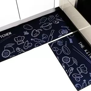 (POIPOI)북유럽 감성매트 주방 현관 발매트 (대1+소1) (KYR-WB684FD)