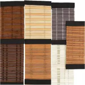 알로 블라인드 대나무 그늘 - 달리 네이티브 호두 자바 딥 쁘띠 러스티크 그레이 브라운 토스카나