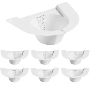 졸업한 표본 수집기 팬 화장실용 소변 수집 모자 및 커모데 27온스/800cc 여성 노인용 범용 대변 6팩