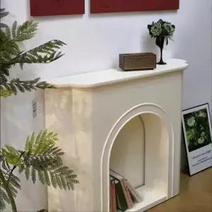 벽난로 콘솔 인테리어 거실 복도 현관 수납장 장식