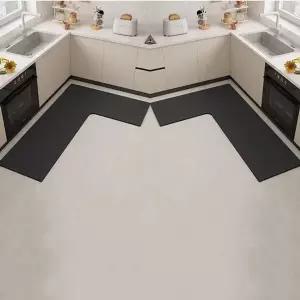 규조토 코너 주방매트 싱크대 바닥 미끄럼방지 L자 (KYR-WFGA1ZW)