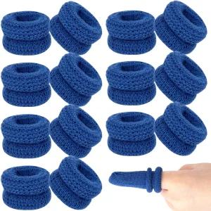 손가락 끝을 위한 VARMDUKKE 14PCS 붕대 를 통기성 고양이 보호대 정원 주방 조각을 탄력 있는 장갑 엄지