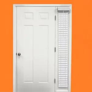 블라인드 하우스 솔루션 맞춤 제작된 2인치 인조 목재 사이드라이트 싱글 무선 지팡이 틸트 전용 마운트