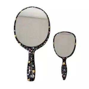 손거울 메이크업 화장 거울 미용 핸드미러 손잡이 중 (KYR-WB8150F)_