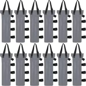 EBOOT 12개 캐노피 샌드백 무게 가방 총 264파운드 헤비 듀티 야외 텐트 인스턴트 쉘터 파티오 우산용 대형