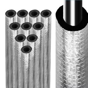 야외 파이프 절연 10개 온수기 에어컨용 접착식 조각 절단된 미리 튜브