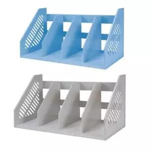 책장 소형 서재책장 접이식 책꽃이 가정용 조립식 서류정리 선반