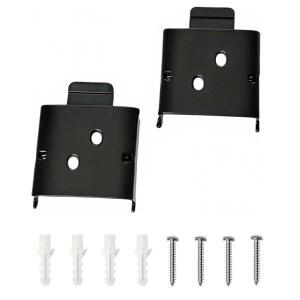 ZSYGGDKS 금속 장착 브래킷 롤러 블라인드 버클 쉐이드 블랙 범용 교체용 2Pcs(블랙)