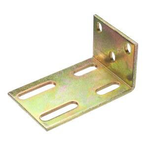 슬라이딩 도어, 이중 줄 두꺼운 도어 휠 직각 브래킷 슬라이드 게이트 가이드 롤러 마운트(0.6인치 구멍)를 위한 uxcell 조절식 L-브래킷