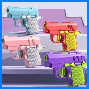 3D 프린트 미니 권총 1911 캐주얼 장난감 총, 어린이 중력 감압 무, 작은 당근 권총 장난감, 독특한 재미