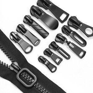 5PCS 지퍼 슬라이더 DIY 합금 지퍼에 바느질 금속 나일론 수지 자동 용품