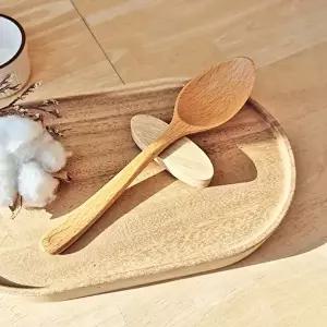 [조르지오]느티나무 XS89QB45 원목 숟가락 스푼 수저 나무 우드 감성 주방