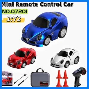WLtoys 신형 1:72 고속 미니 무선 조종 자동차 Q7201 사륜구동 무선 조종 미니 레이싱카 모델 2.4G 남자아