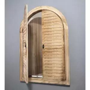 가짜창문 엔틱 벽걸이 카페 인테리어 거울 소품 레트로 창틀