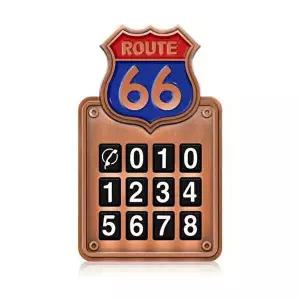 [알티피아]카렉스 루트66 메탈주차알림판 / 전화번호 주차번호-WD1B44F