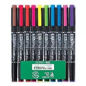 [알티피아]제브라 OPTEX형광펜 10색 양쪽사용 모나미 매직 보드-WD34AFE