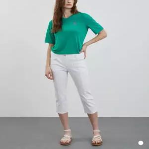 올리비아로렌 / 7부 데님팬츠 VVCMP4M5271 / 애플아울렛 ( 블루 화이트 )