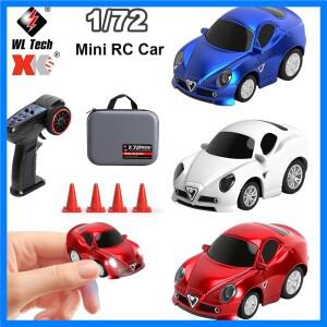 WLtoys Q7201 RC 자동차 1:72 미니 데스크탑 스포츠 차량 자이로스코프 리모컨 레이싱 게임 자동차 어린이