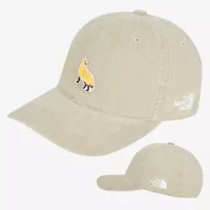 [매장판] 노스페이스 화이트라벨 모자 와펜 로고 데일리 베이직 볼 캡 베이지 NE3CS06M