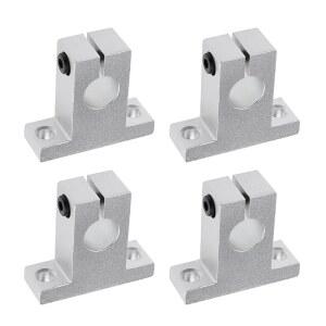 SING F LTD 4pcs SK12 선형 샤프트 지지 브래킷 마운트 12mm CNC 모션 볼 슬라이드 유닛 레일 축 베어링 3D 프린터 다축 기계용