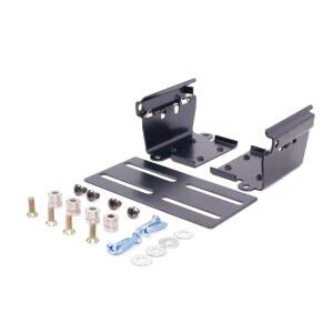 CB-02 퀵 릴리스 모바일 라디오 마운트 브래킷 슬라이드 아웃 서랍 디자인, 차량 및 쉑용 폭 조절식 무선 조정 안전 설치