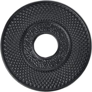 성모르 블랙 주철 찻주전자 트리벳 - 내열성 일본 스탠드 테이블 및 카운터 보호용 텍스처 미끄럼 방지