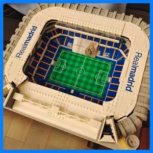 5878개 조각 10299 산티아고 베르나베우 경기장 건축 도시 모델 블록 벽돌 성인 장난감 선물 홈 장식
