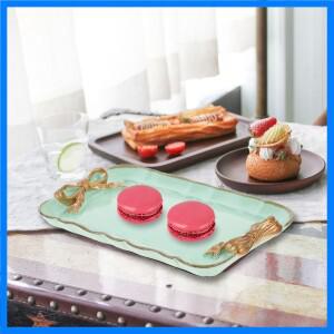 레진 과일 접시 빈티지 서빙 트레이 가정 사무실 파티 피크닉 디저트 스시 차 보석 트레이 장식용 식기