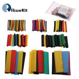 164개 폴리올 수축 튜브 와이어 슬리브 케이블 절연 모듬 세트