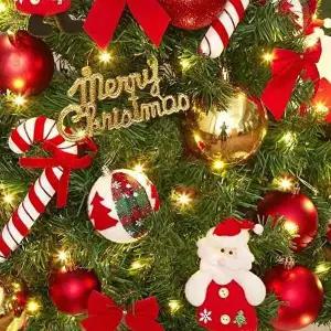 120cm 꼬깔 산타 장식세트 크리스마스트리 오너먼트-WD1BFD7