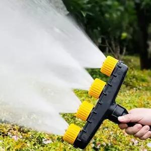 [토마톰스][토마]수도호스 분사 헤드건(6헤드)/원예용품 물조리개 세차건 주말농장 스프링 잔디물주기 물
