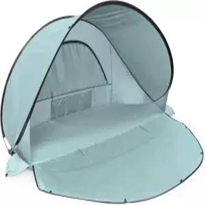 피크닉 타임 만타 휴대용 비치 텐트 완전히 조립된 팝업 쉐이드 및 선 쉘터 야외용 가방과 UPF50+ 자외선