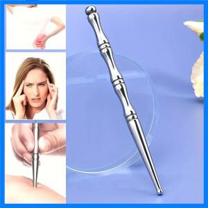 5개/1개 더블 헤드 마사지 스틱 눈 얼굴 발 팔 등 목에 적합 - 수동 트리거 포인트 침술