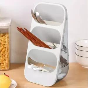 비타리토 UA57GI70 3단 물빠짐 스탠딩 수저통 화이트